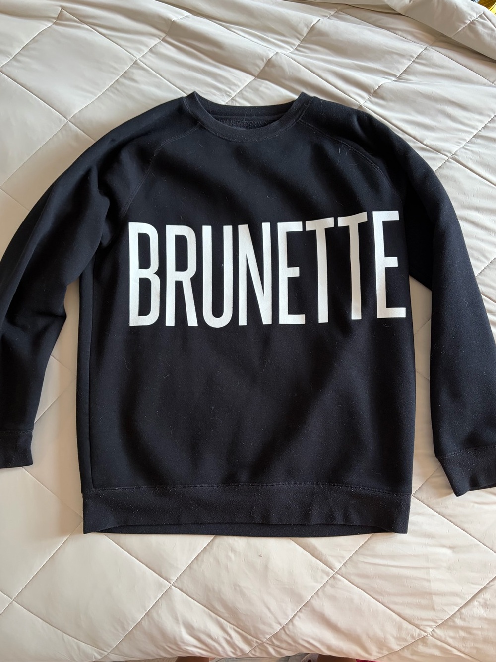 Brunette The Label Oversized Crew Sweatshirt
